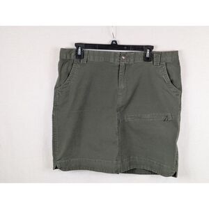 Duluth Trading Rootstock Gardening Skort Green Women's Size 14